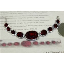 MAXIM SILVER CUSTOM DESIGNED SWAROVSKI-CRYSTAL