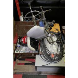 PALLET OF ASSORTED CONTRACTOR EQUIPMENT