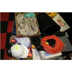 PALLET OF ASSORTED CONTRACTOR EQUIPMENT