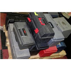 PALLET OF TOOLBOXES