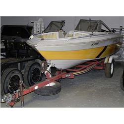 1980 LARSON OPEN BOW BOAT W/MERCURY 1400 ENGINE,