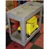 Image 1 : COMMERCIAL WORK TROLLEY CART WITH MOP PAIL