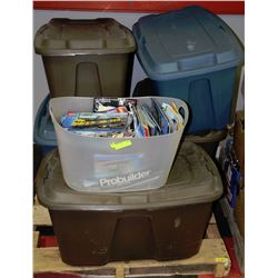 PALLET WITH 70+ LEGO COMPLETE SETS WITH BOOKS AND