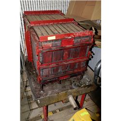 VINTAGE WOOD AND METAL APPLE CREST