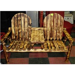 HAND MADE SOLID PINE DOUBLE DECK CHAIR