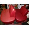 Image 1 : PAIR OF LOUNGE SEATS - ONE WITH NO LEGS