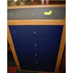 6 DRAWER DRESSER 16"X31"X49"H