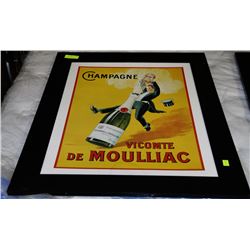 27.5"X33.5" CHAMPAGNE PRINT