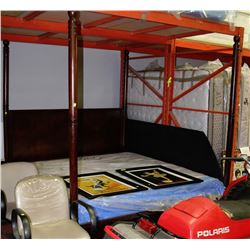 KING SIZE 4 POST BEDFRAME