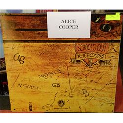 ALICE COOPER PLAQUERED PRINT 24"X24"