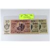 Image 1 : SCARCE SET OF 3 GERMAN OCCUPIED AUSTRIA1920 NOTES