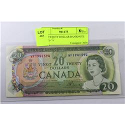 1969 TWENTY DOLLAR BANKNOTE