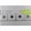 Image 1 : SCARCE QUEEN VICTORIA SILVER NICKELS X4