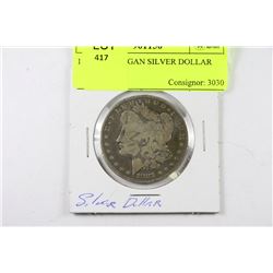 1881 US MORGAN SILVER DOLLAR