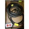 Image 1 : TRAY WITH HEAVY DUTY EXTENSION CORDS