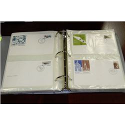 BINDER WITH 196 FIRST DAY ISSUE COVERS