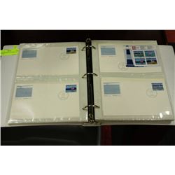 ESTATE BINDER OF 112 FIRST DAY COVERS