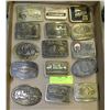 Image 1 : COLLECTION OF 15 ASSORTED VINTAGE OILFIELD BELT
