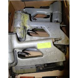 THREE SENCO FINISHING AIR STAPLERS