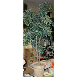 TALL 2-TONED GREEN ARTIFICIAL TREE