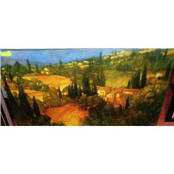 LARGE PICTURE OF ITALIAN LANDSCAPE