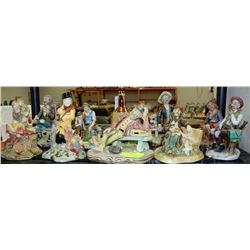 ESTATE COLLECTION OF 10 ENGLISH FIGURINES