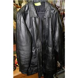 MENS LEATHER JACKET 2XL