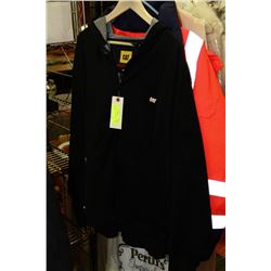 "CAT" MEN'S BLACK SPRING HOODIE - SIZE XL