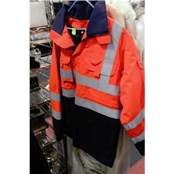 NEW SAFETY WINTER JACKET SIZE LARGE