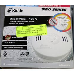 KIDDE PRO SERIES DIRECT WIRE 120V SMOKE & CO ALARM