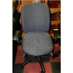 STEEL BLUE OFFICE CHAIR