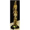 Image 1 : GOLD AFRICAN FIGURINE - 14 INCHES TALL
