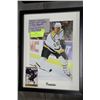 Image 1 : MARIO LEMIEUX GAME JERSEY CARD IN FRAME WITH COA