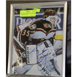 MANNY FERNANDEZ AUTOGRAPHED FRAMED PICTURE