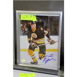 GORD KLUZAK AUTOGRAPHED FRAMED PICTURE