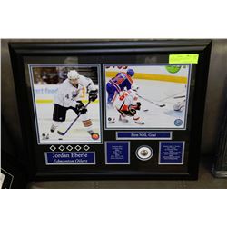 JORDAN EBERLE FIRST NHL GOAL FRAMED PICTURE