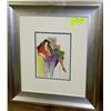 Image 1 : WATERCOLOUR FRAMED PIC FROM ITZCHAK TARKAY TITLED