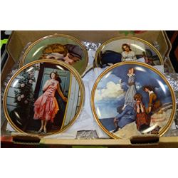 LOT OF 10 NORMAN ROCKWELL COLLECTIBLE PLATES