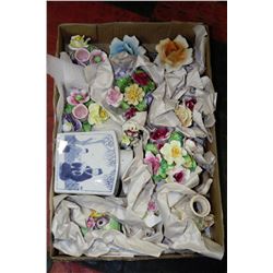 ESTATE FLAT WITH ENGLISH BONE CHINA FLORALS