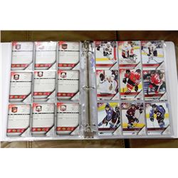 BINDER OF 191 2004-5 HOCKEY CARDS