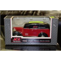 ACE HARDWARE 1938 CHEVY PANEL TRUCK BANK