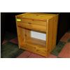 Image 1 : SOLID WOOD ONE DRAWER NIGHT STAND