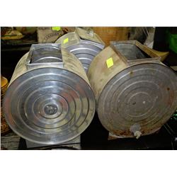 ESTATE COLLECTION OF 3 VINTAGE CHURNS
