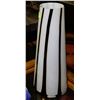 Image 1 : BLACK  AND WHITE TALL GLASS VASE