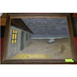 JORGEN MAU 1968 CANVAS PAINTING