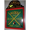 Image 1 : SNOOKER VINTAGE SIGN