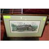 Image 1 : JIMROBB FRAMED PAPERTOLL PICTURE & CABIN AT