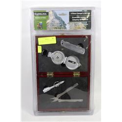 NEW CAROLINA 4-PIECE KNIFE & TOOL SET