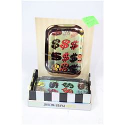 RARE ANDY WARHOL PAPERWEIGHT