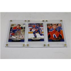 CONNOR MCDAVID 1ST YEAR OILERS CARD X3